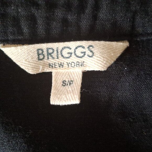 Briggs New York Black Linen Blend Dress - Women's Size S/P - Classic & Comfortab - Picture 2 of 4